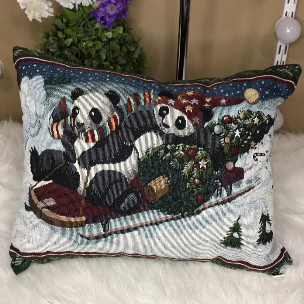 Panda Bears Pillow